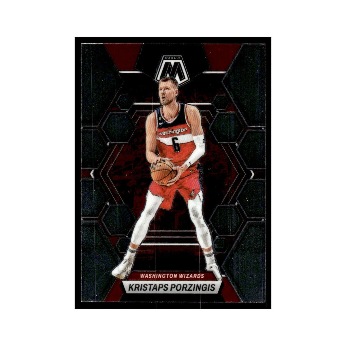Kristaps Porzingis 2022 Panini Mosaic #155 Washington Wizards Basketball Card NM