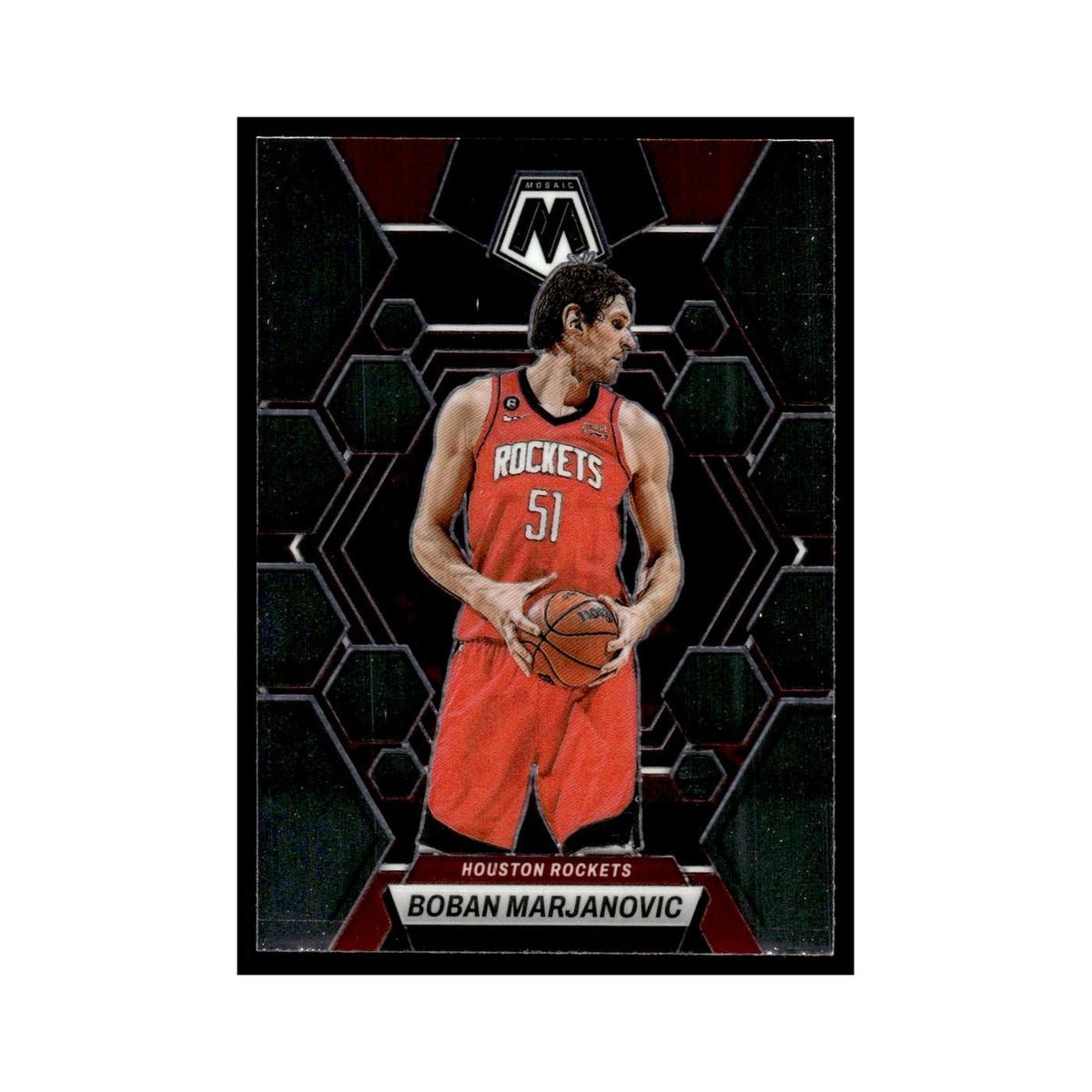 Boban Marjanovic 2022 Panini Mosaic #88 Houston Rockets Basketball Card NM