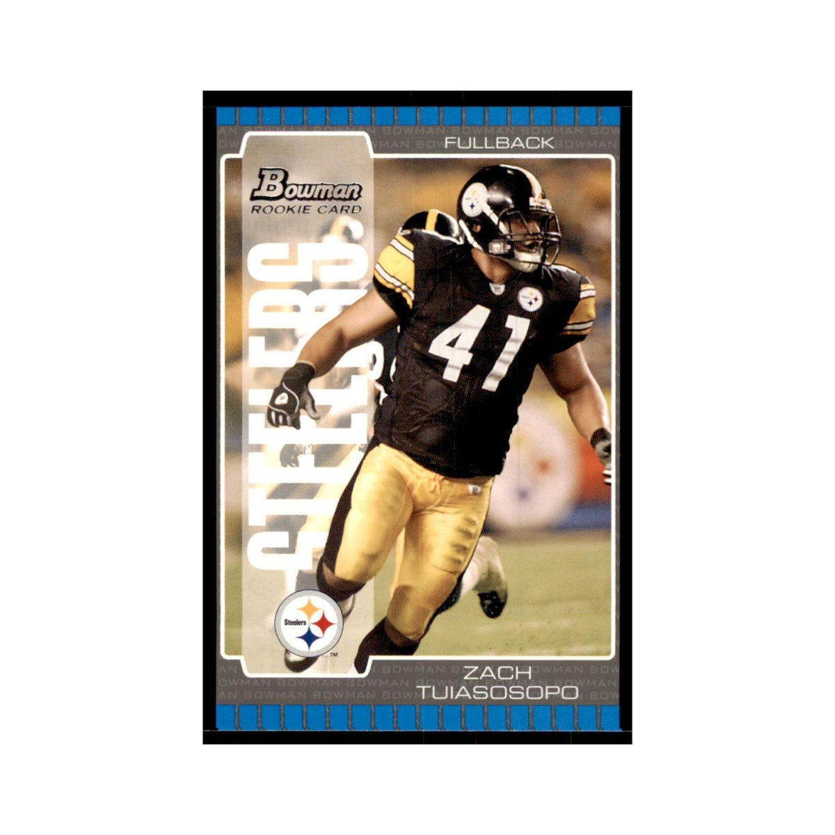 2005 Bowman Zach Tuiasosopo RC Football Cards #173