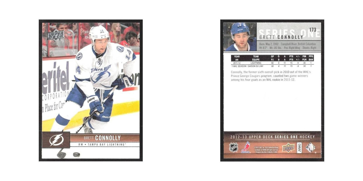 2012 Upper Deck Brett Connolly #173