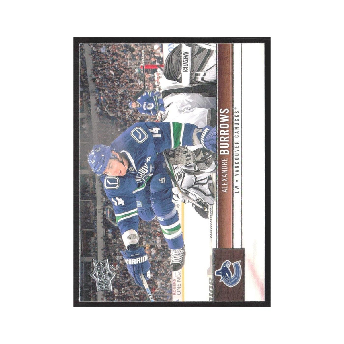 2012 Upper Deck Alexandre Burrows Vancouver Canucks #180