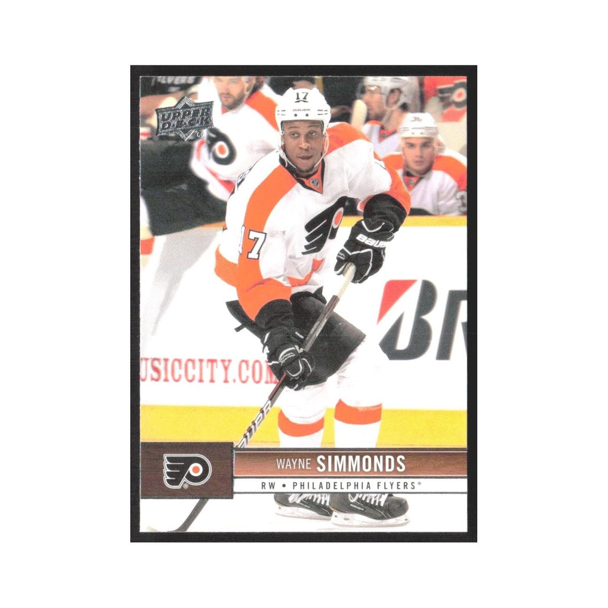 2012 Upper Deck Wayne Simmonds Philadelphia Flyers #133
