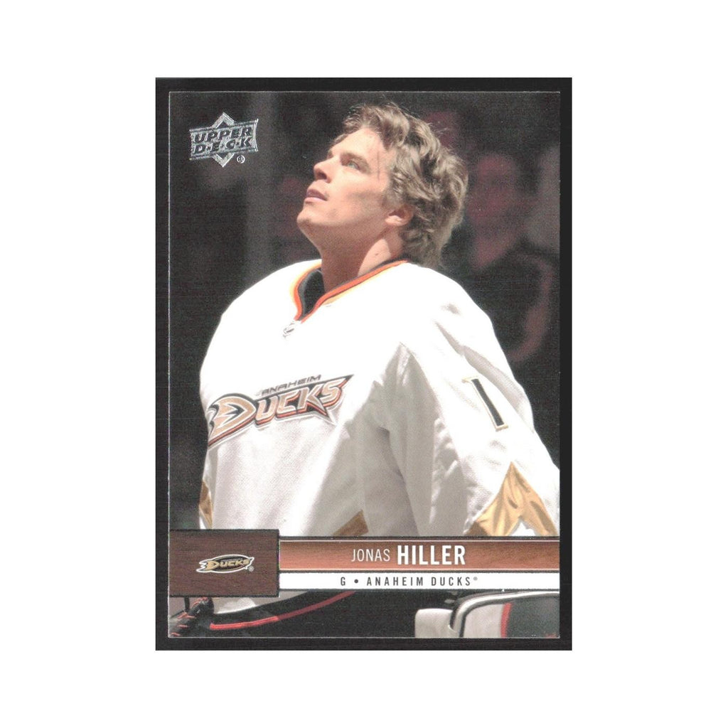 2012 Upper Deck Jonas Hiller Anaheim Ducks #7