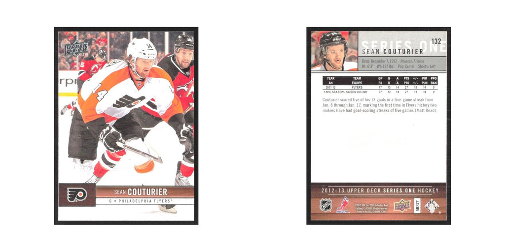2012 Upper Deck Sean Couturier Philadelphia Flyers #132