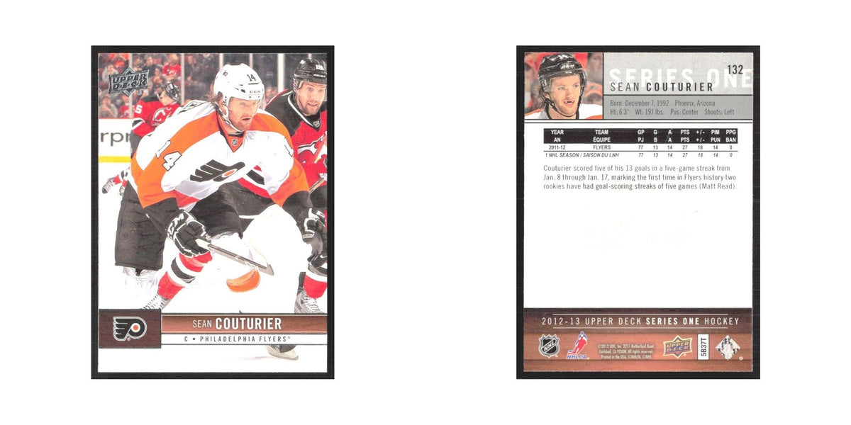 2012 Upper Deck Sean Couturier Philadelphia Flyers #132