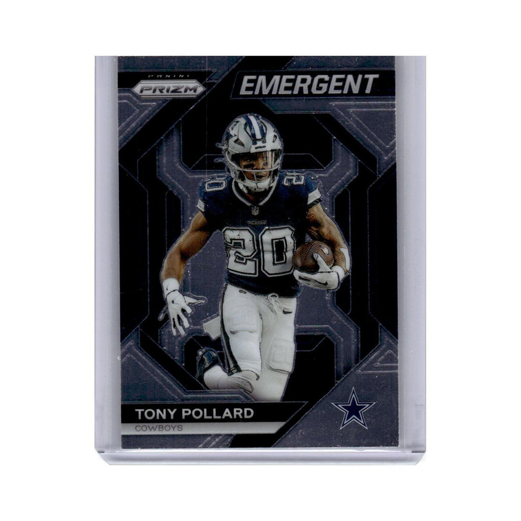 Tony Pollard 2023 Panini Prizm Emergent #H15 Dallas Cowboys Football Card NM