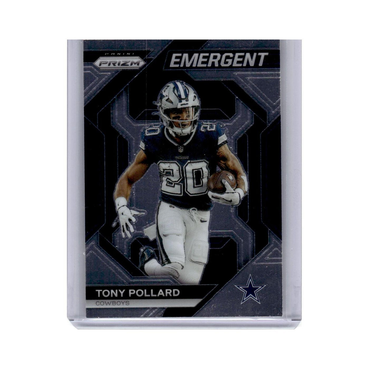 Tony Pollard 2023 Panini Prizm Emergent #H15 Dallas Cowboys Football Card NM