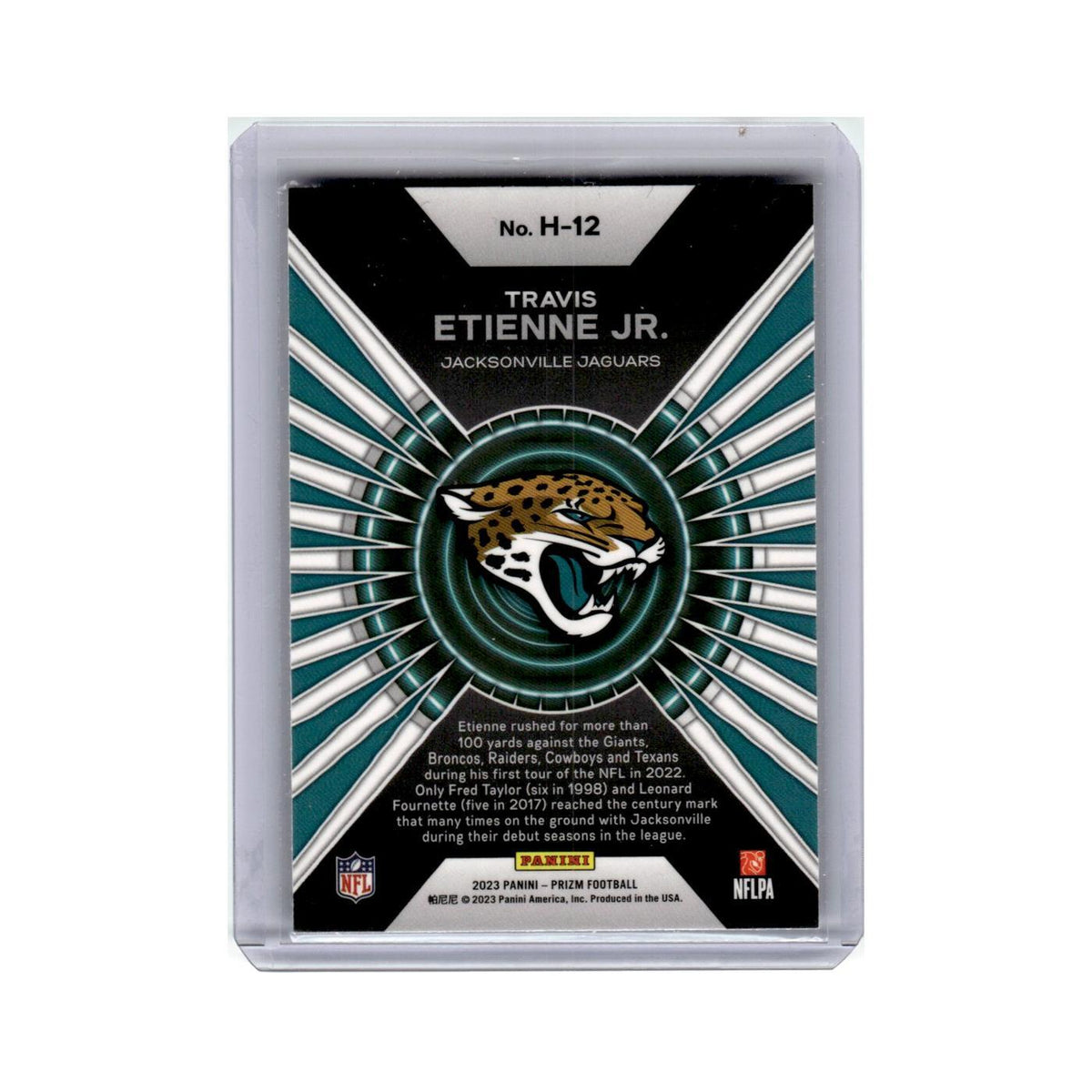Travis Etienne Jr. 2023 Panini Prizm Hype #H12 Jacksonville Jaguars NM
