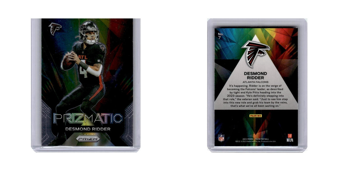 Desmond Ridder 2023 Panini Prizm Prizmatic #7 Atlanta Falcons Football Card NM