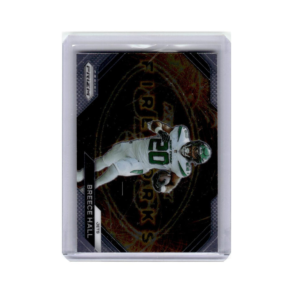 Breece Hall 2023 Panini Prizm Fireworks #F19 New York Jets Football Card NM