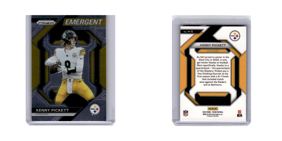 Kenny Pickett 2023 Panini Prizm Emergent #H5 Pittsburgh Steelers NM