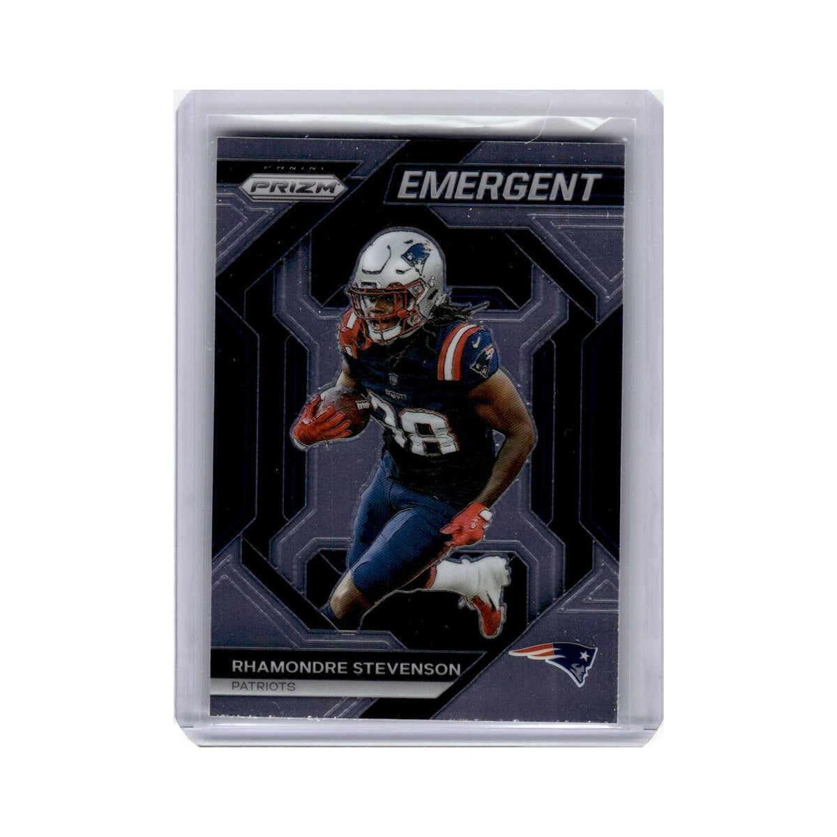 Rhamondre Stevenson 2023 Panini Prizm Emergent #H10 New England Patriots NM