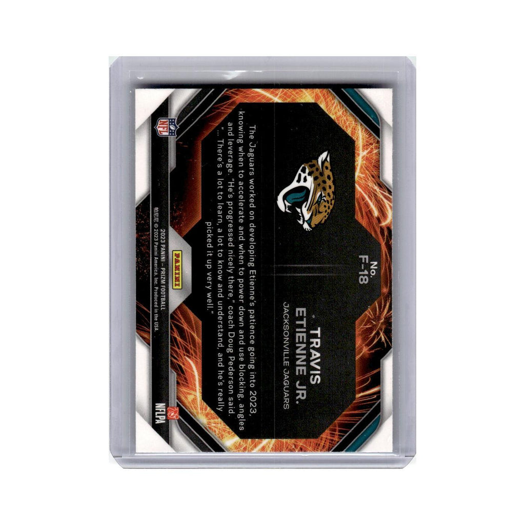 Travis Etienne Jr. 2023 Panini Prizm Fireworks #F18 Jacksonville Jaguars NM