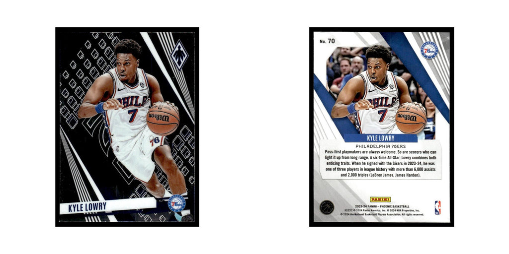 Kyle Lowry 2023 Panini Phoenix #70 Philadelphia 76ers Basketball Card NM