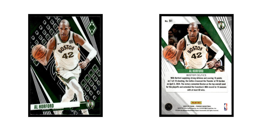 Al Horford 2023 Panini Phoenix #91 Boston Celtics Basketball Card NM