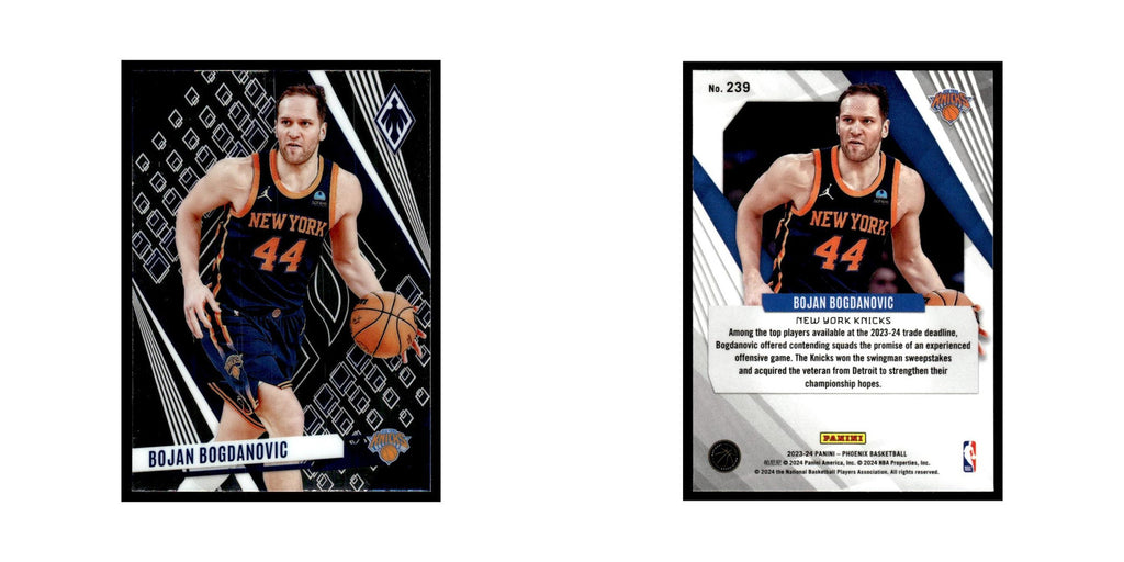 Bojan Bogdanovic 2023 Panini Phoenix #239 New York Knicks Basketball Card NM