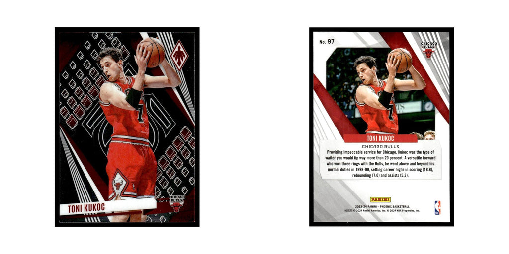 Toni Kukoc 2023 Panini Phoenix #97 Chicago Bulls Basketball Card NM