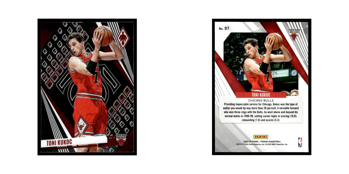 Toni Kukoc 2023 Panini Phoenix #97 Chicago Bulls Basketball Card NM
