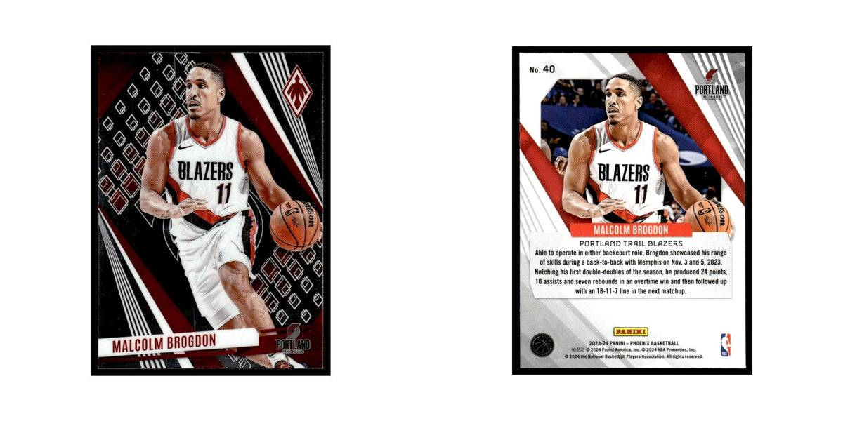 Malcolm Brogdon 2023 Panini Phoenix #40 Portland Trail Blazers NM