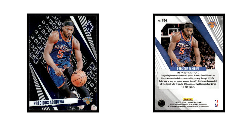 Precious Achiuwa 2023 Panini Phoenix #154 New York Knicks Basketball Card NM