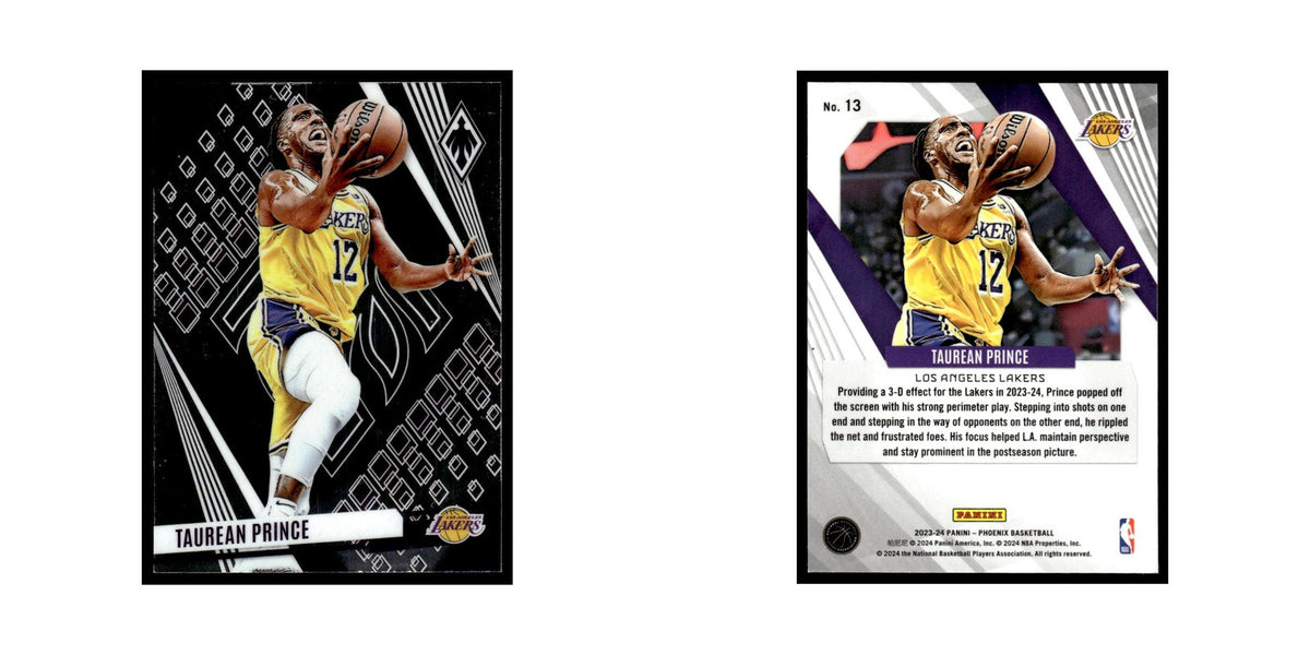Taurean Prince 2023 Panini Phoenix #13 Los Angeles Lakers Basketball Card NM