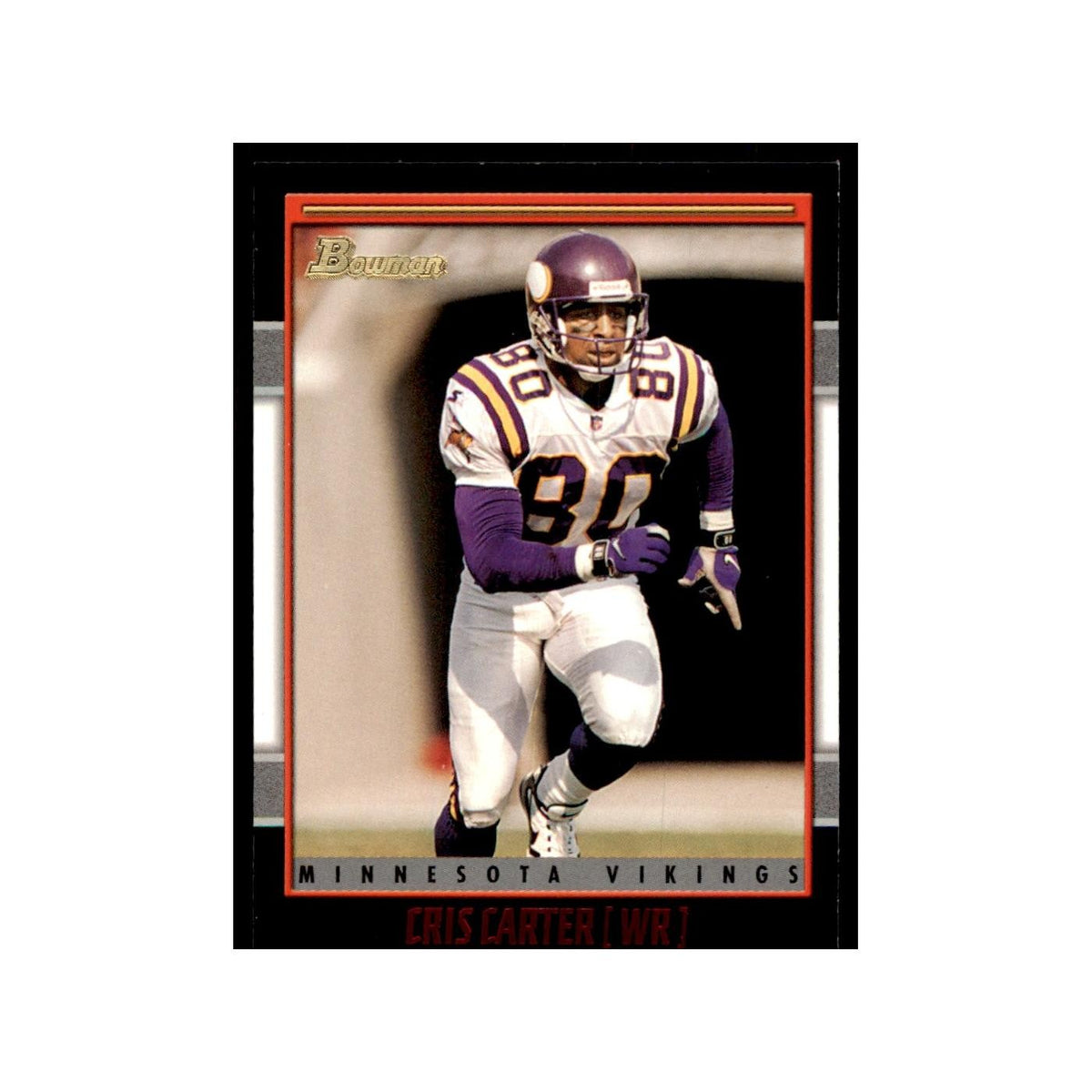 2001 Bowman Cris Carter Football Cards #36