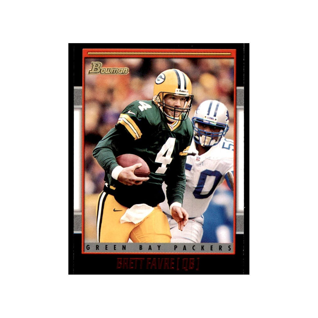 2001 Bowman Brett Favre Football Cards #50
