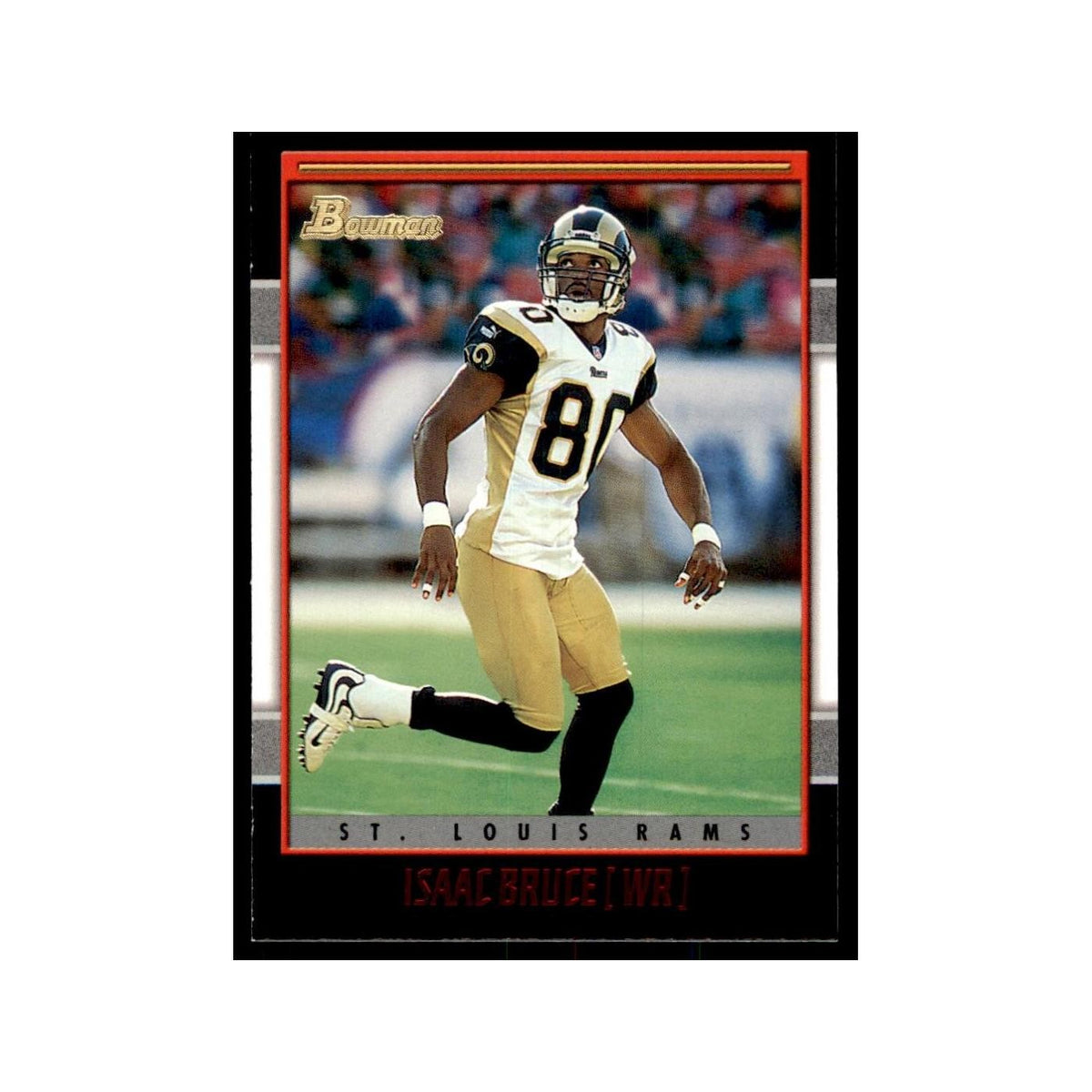 2001 Bowman Isaac Bruce Football Cards #80