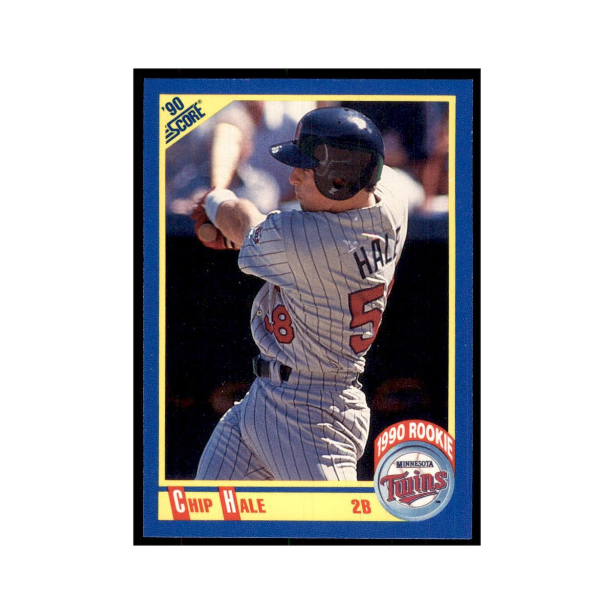 1990 Score Chip Hale RC Baseball Cards #588