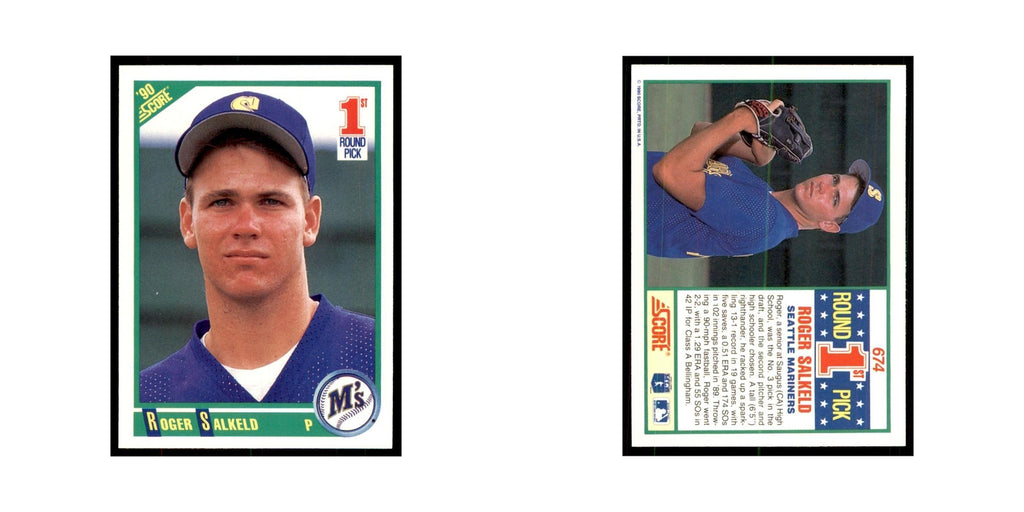 1990 Score Roger Salkeld Baseball Cards #674