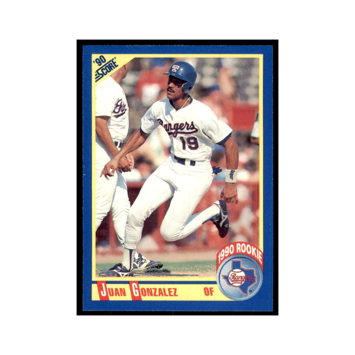 1990 Score Juan Gonzalez RC Baseball Cards #637
