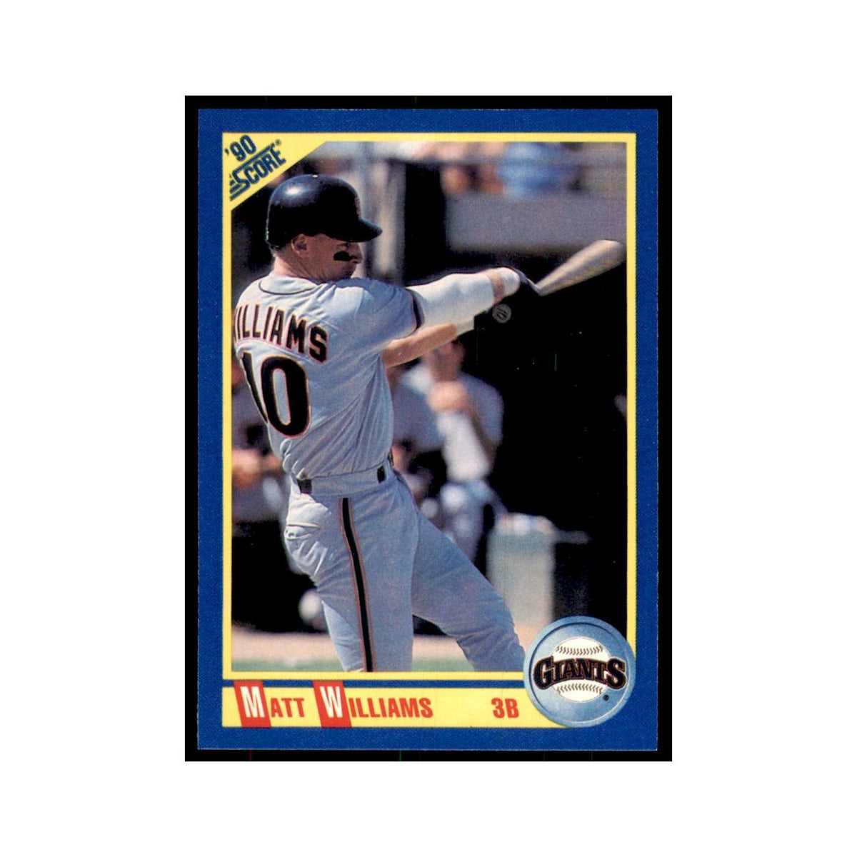 1990 Score Matt Williams Baseball Cards #503