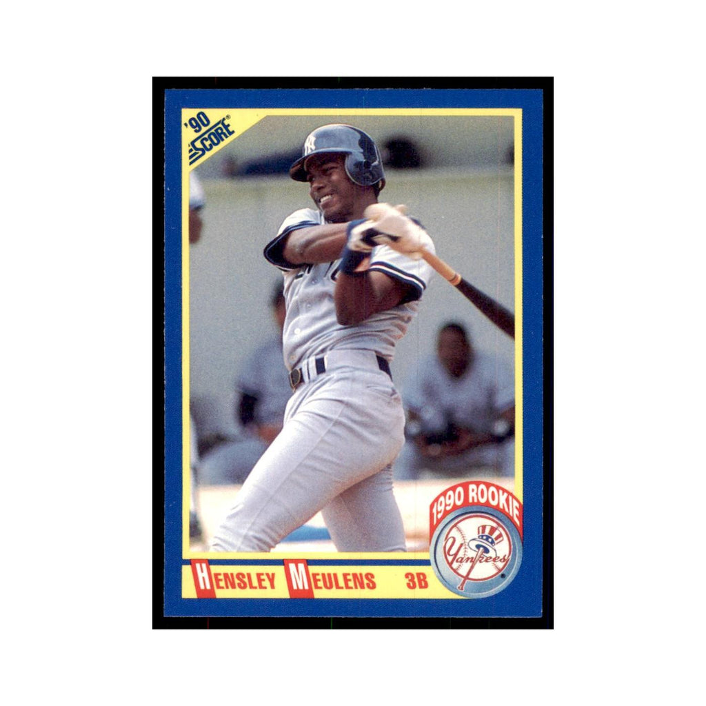 1990 Score Hensley Meulens RC Baseball Cards #636