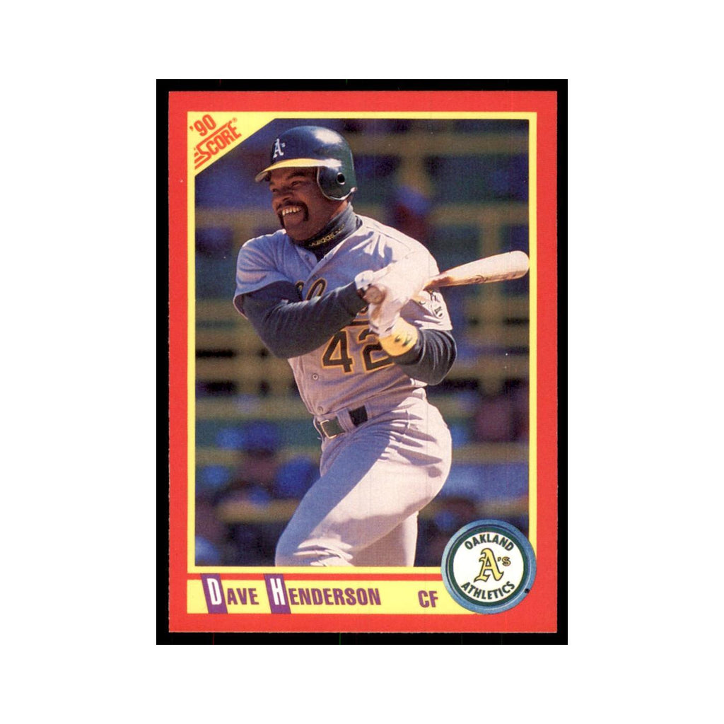 1990 Score Dave Henderson Baseball Cards #325