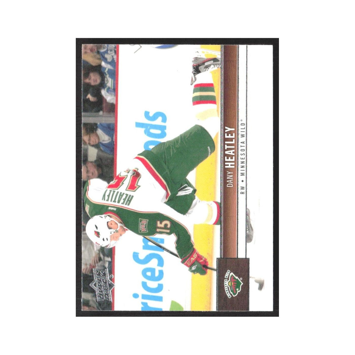 2012 Upper Deck Dany Heatley Minnesota Wild #89