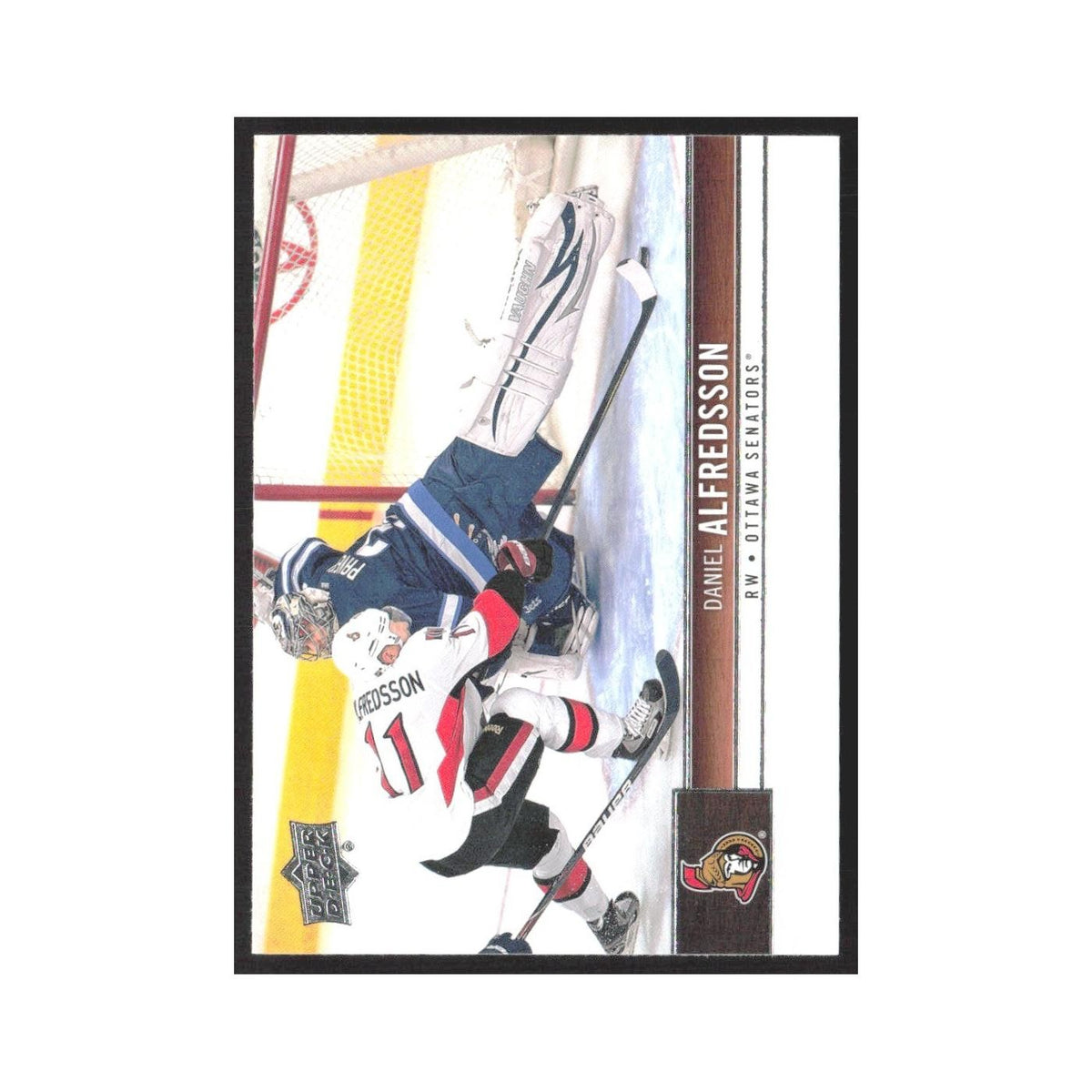 2012 Upper Deck Daniel Alfredsson Ottawa Senators #152