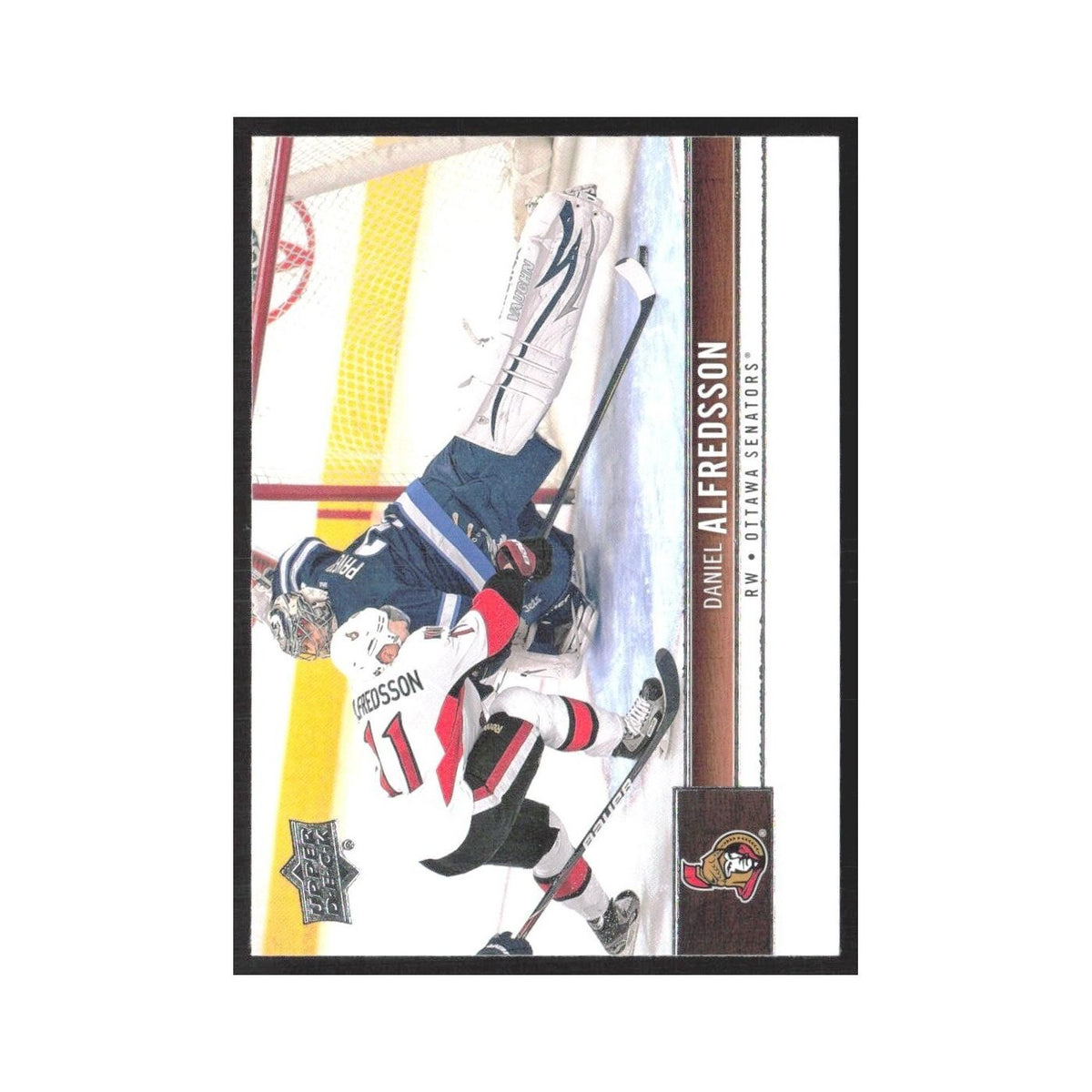 2012 Upper Deck Daniel Alfredsson Ottawa Senators #128