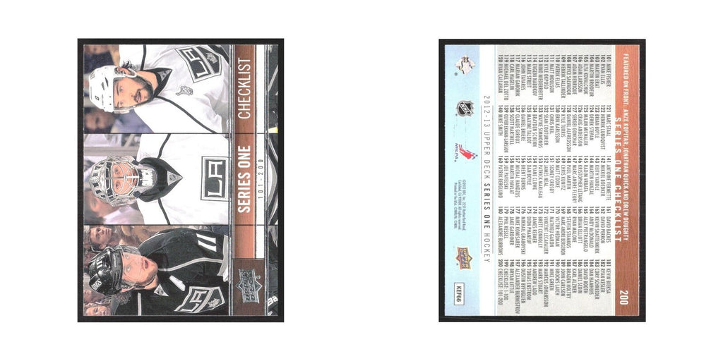 2012 Upper Deck Checklist Series One #200