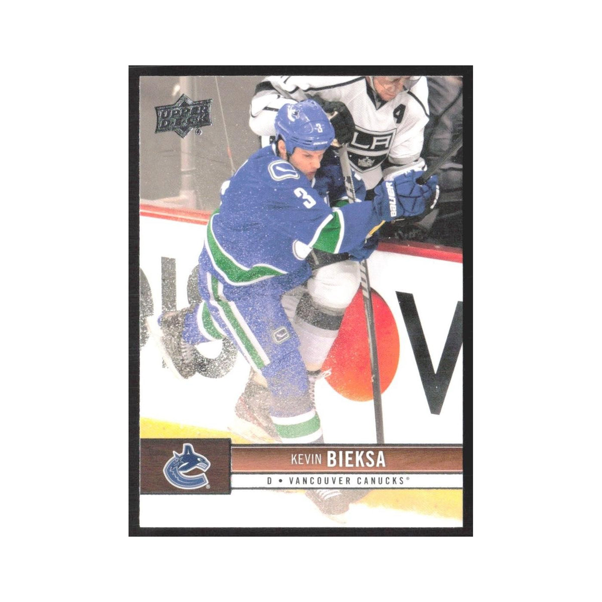 2012 Upper Deck Kevin Bieksa Vancouver Canucks #181