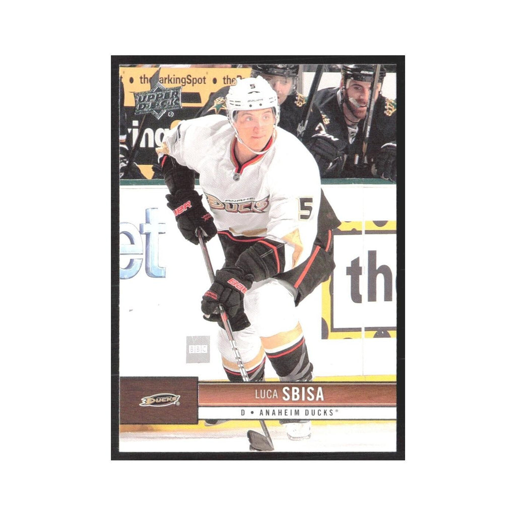 2012 Upper Deck Luca Sbisa Anaheim Ducks #6