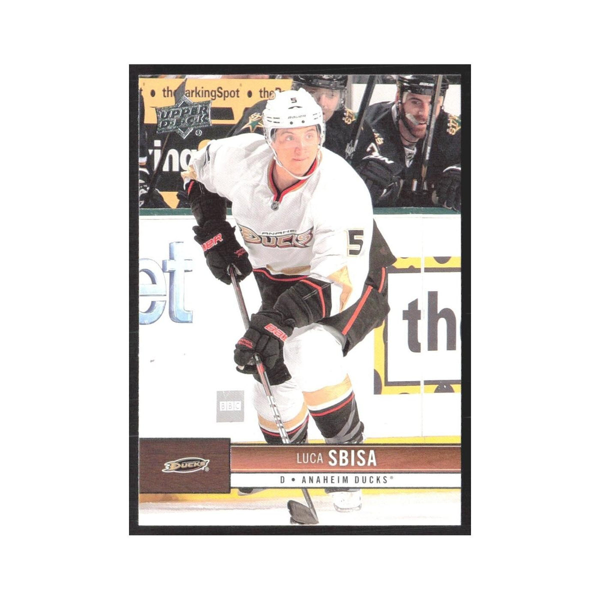 2012 Upper Deck Luca Sbisa Anaheim Ducks #6