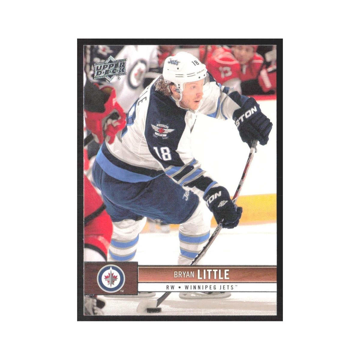 2012 Upper Deck Bryan Little Winnipeg Jets #198