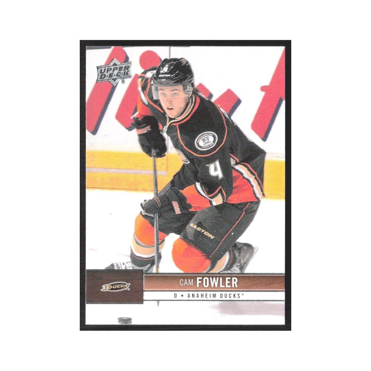 2012 Upper Deck Cam Fowler Anaheim Ducks #4