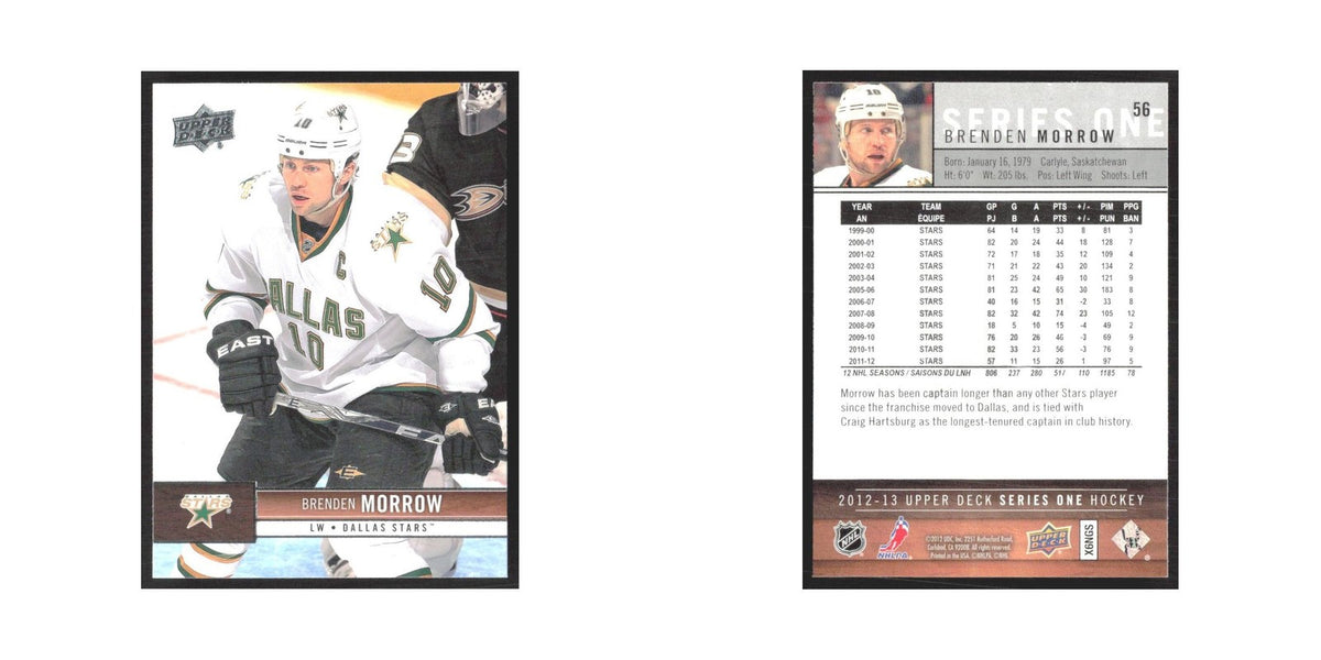 2012 Upper Deck Brenden Morrow Dallas Stars #56