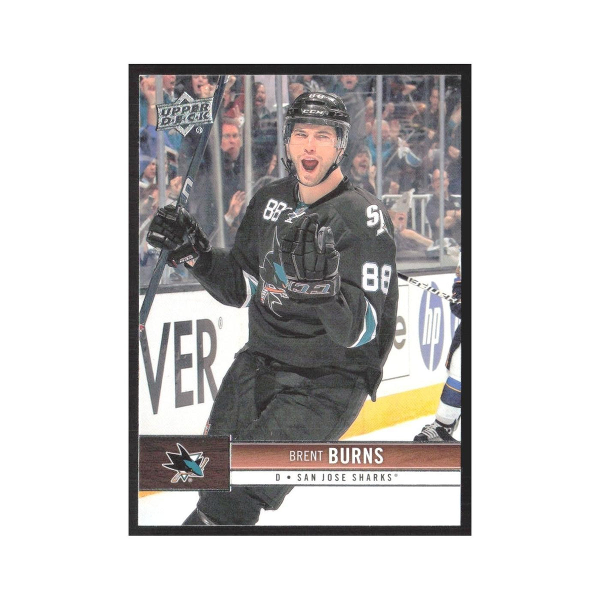 2012 Upper Deck Brent Burns San Jose Sharks #156