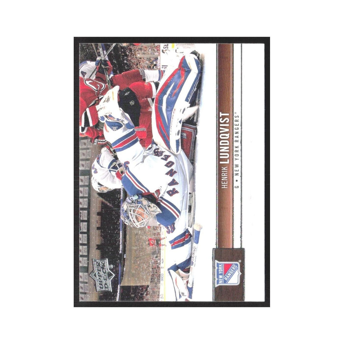 2012 Upper Deck Henrik Lundqvist New York Rangers #122