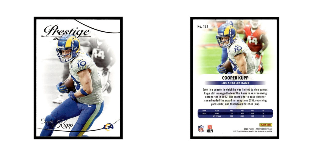 Cooper Kupp 2023 Panini Prestige #171 Los Angeles Rams Football Card NM