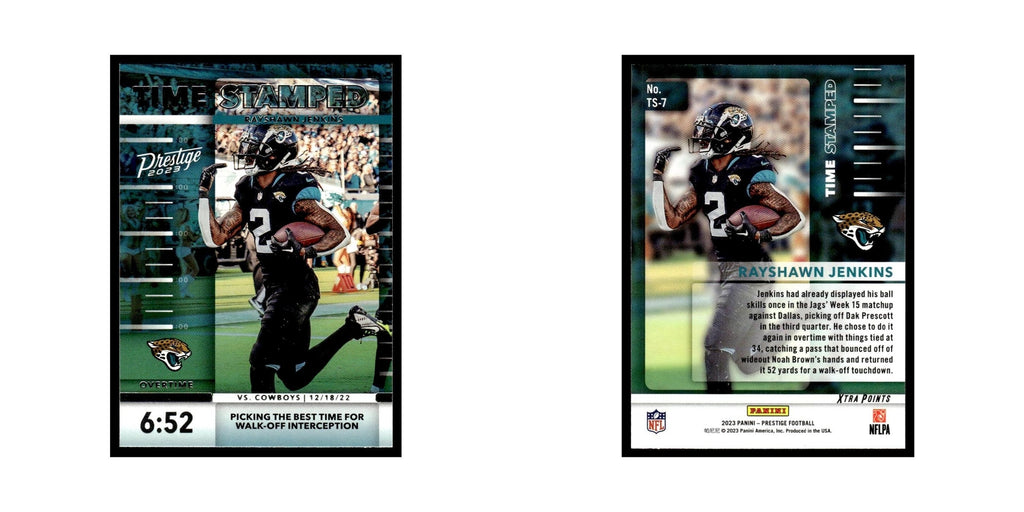 Rayshawn Jenkins 2023 Panini Prestige #TS-7 Jacksonville Jaguars NM
