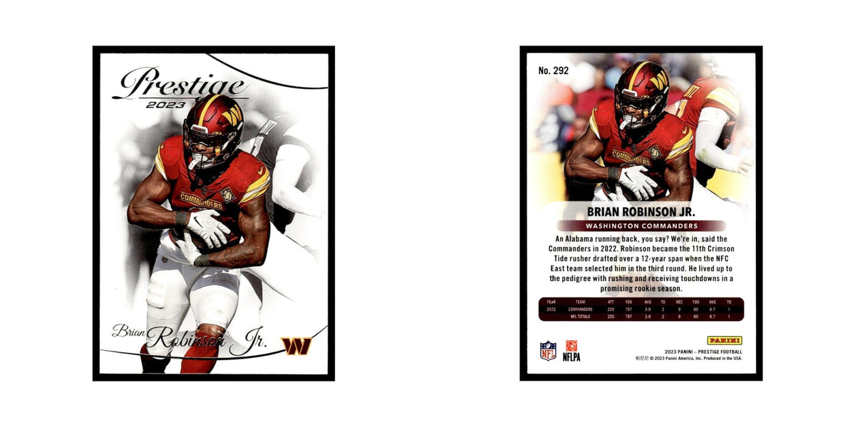 Brian Robinson Jr. 2023 Panini Prestige #292 Washington Commanders NM