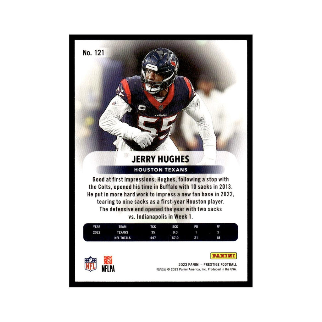 Jerry Hughes 2023 Panini Prestige #121 Houston Texans Football Card NM